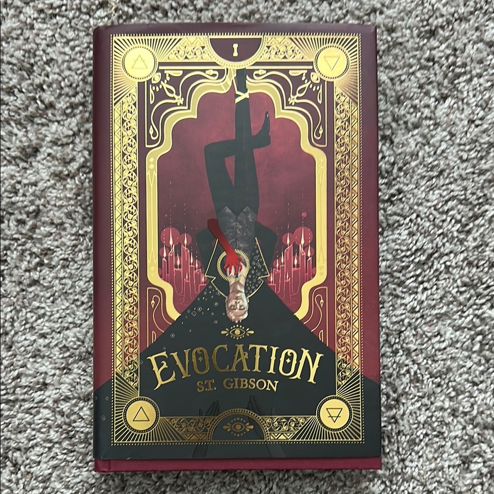 Evocation by S.T. Gibson - Red and Gold Hardcover